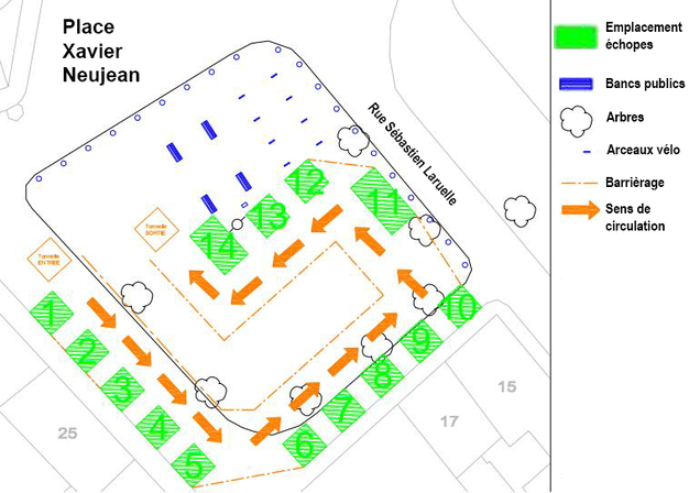 Court-Circuit - plan de circulation