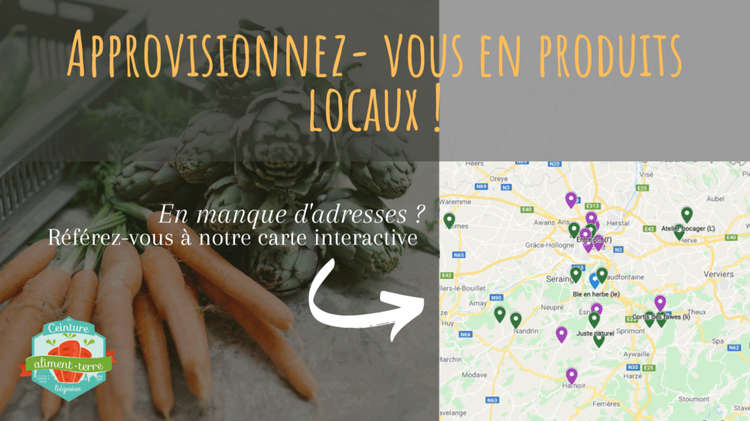carte des alternatives à la grande distribution