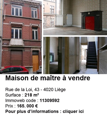 maison rue de la loi