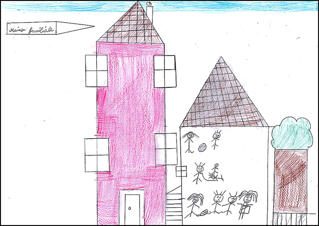 Dessin d'enfant accueilli à la Maison familiale