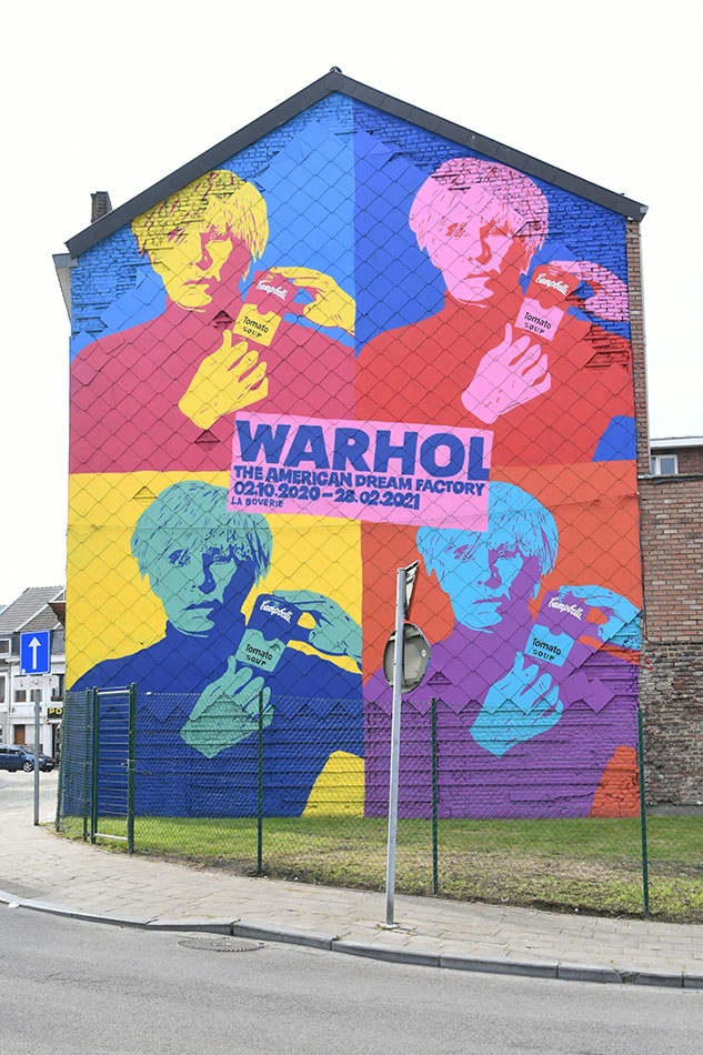 Paliss'art à la manière de Warhol © Urbanisme Ville de Liège