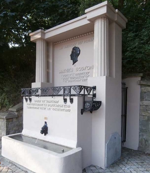 Fontaine commémorative Mathieu Bodson: après - ©Ville de Liège