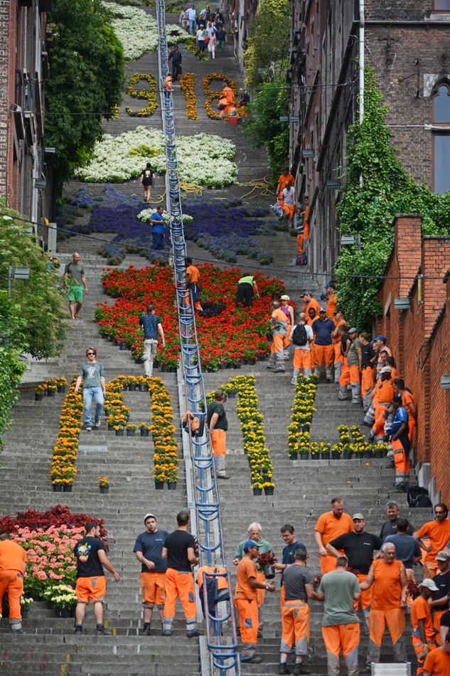 Bueren en fleurs 2018 © Ville de Liège - Urbanisme - JP ERS