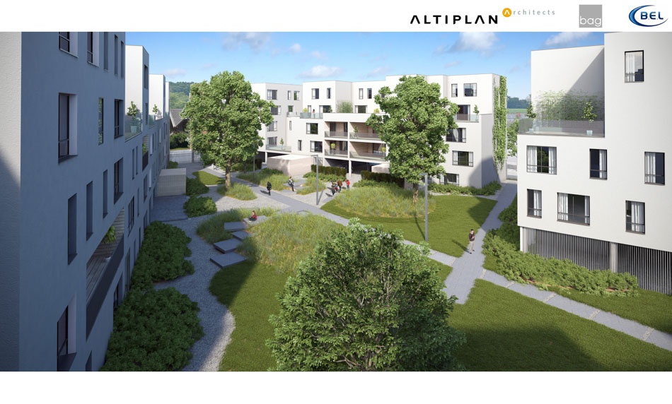 La requalification de Droixhe  - © Altiplan Architects