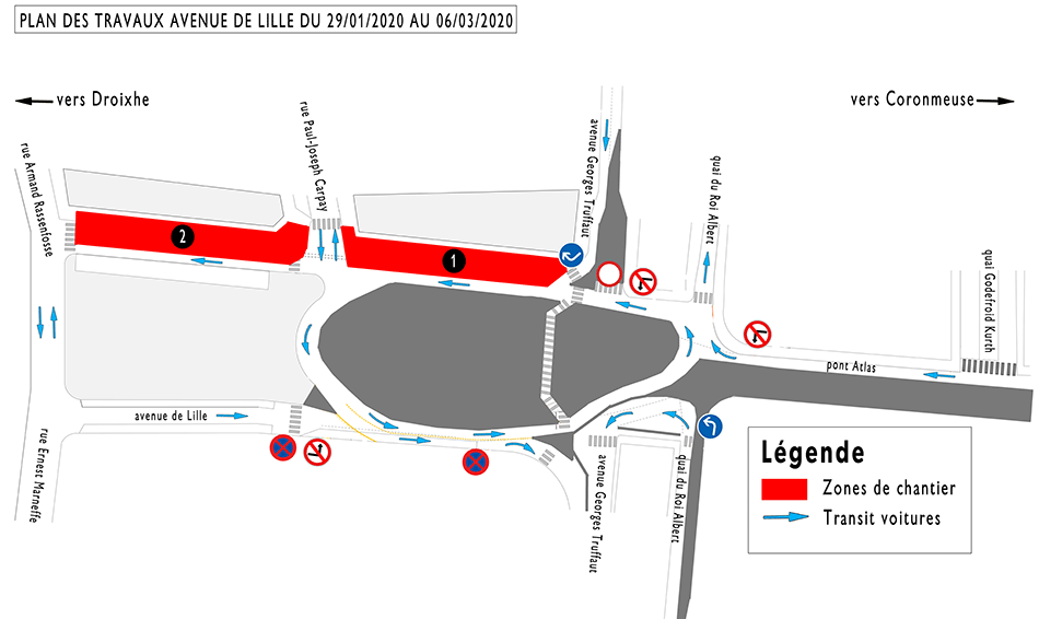 Travaux avenue de Lille 20200129