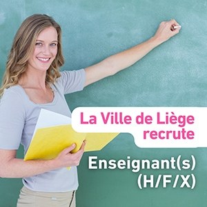 La Ville de Liège recrute des instituteurs maternels (H/F/X)