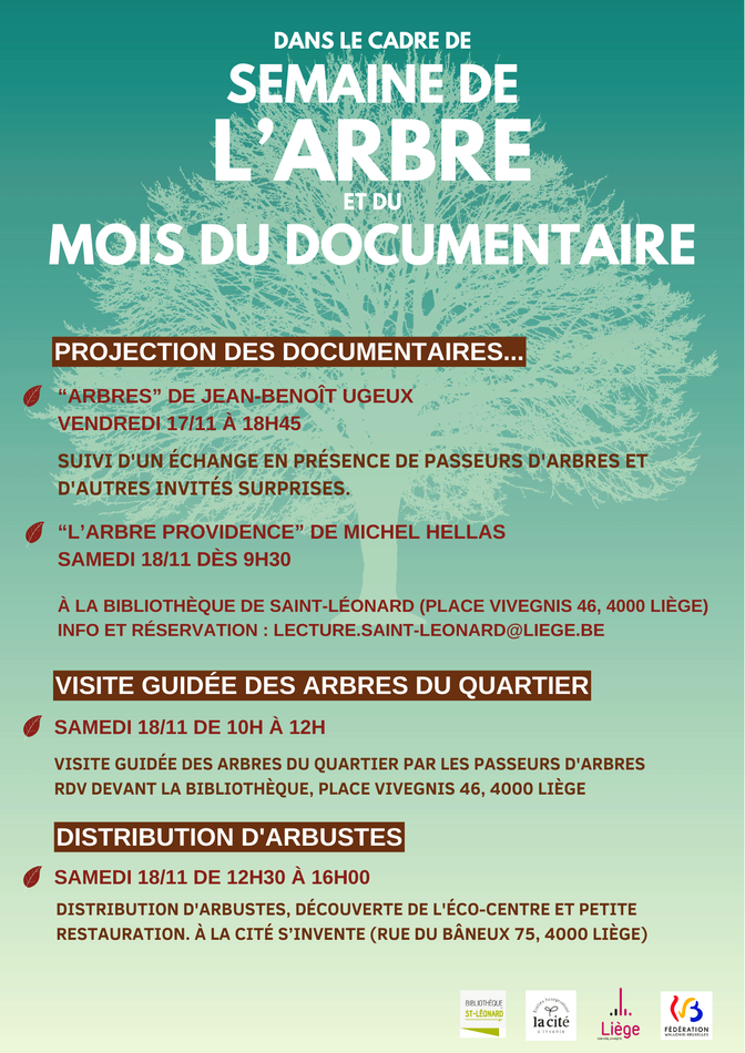 Programme semaine de l'arbre et mois du documentaire