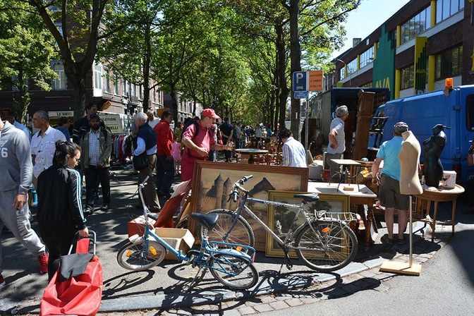 Brocante de Saint-Pholien - © Ville de Liège (Urbanisme) - J-P ERS