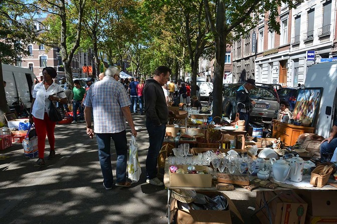 Brocante de Saint-Pholien - © Ville de Liège (Urbanisme) - J-P ERS