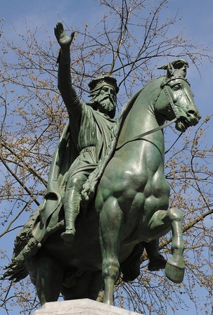 Statue équestre de Charlemagne - ©Ville de Liège: Jean-Pierre Ers