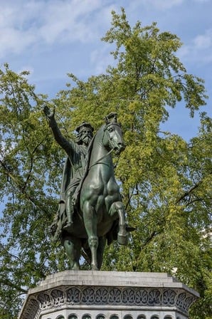 Statue équestre de Charlemagne - ©Ville de Liège: Julia Thonon