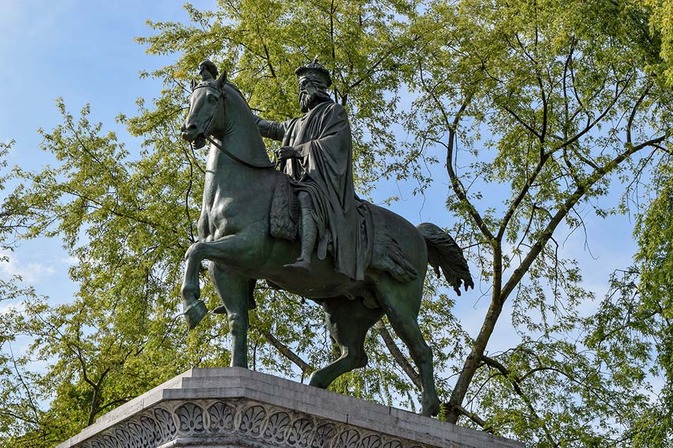 Statue équestre de Charlemagne - ©Ville de Liège: Julia Thonon