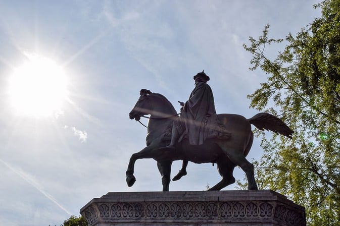 Statue équestre de Charlemagne - ©Ville de Liège: Julia Thonon