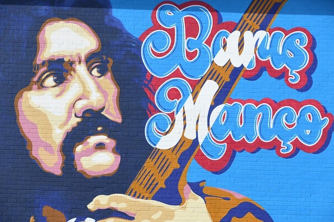 Hommage à Baris Manço par Giuseppe Barillaro © Ville de Liège