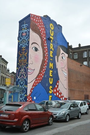 Tchantchès et Nanesse par Spray Can Arts © Ville de Liège