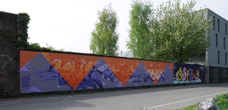 Wall of fame de Vivegnis © Ville de Liège