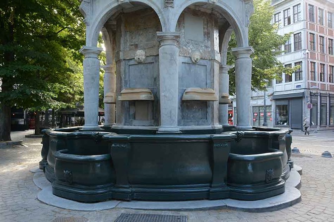 Le Perron rénové - juillet 2019 © Ville de Liège - Urbanisme - JP Ers