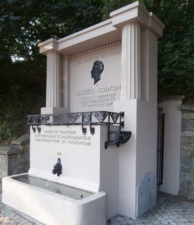 Fontaine commémorative Mathieu Bodson : après - ©Ville de Liège