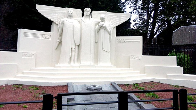 Monument commémoratif de l’entre-deux-guerres à Bressoux © Ville de Liège