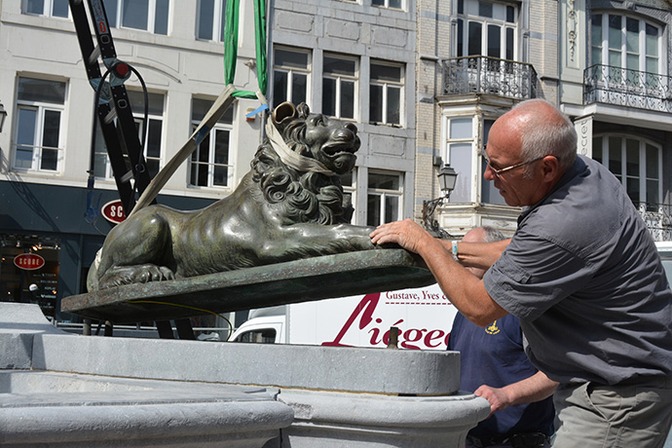 Fontaine de la Vierge - ©Ville de Liège: Jean-Pierre Ers