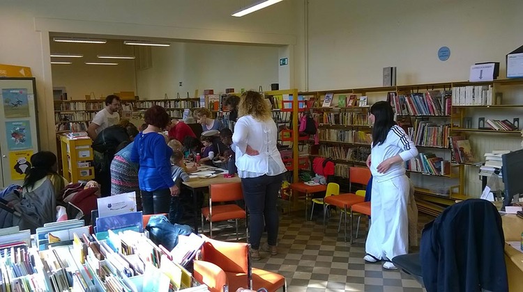 Bibliothèque de Chênée: Livres croissant et chocolat - © Ville de Liège (Lecture publique)