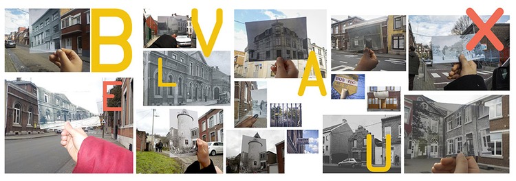 Bibliothèque de Grivegnée: lisapo banière blanche oeuvre collective avec les ateliers 04 - © Ville de Liège (Lecture publique)