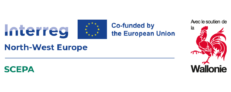 Avec le soutien d'Interreg NWE et de la Wallonie