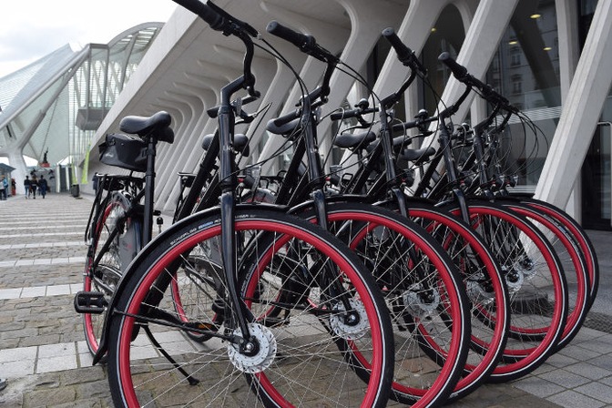 Vélos en location - Copyright Ville de Liège - E DENIS