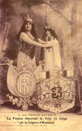 Carte postale remise légion d'honneur