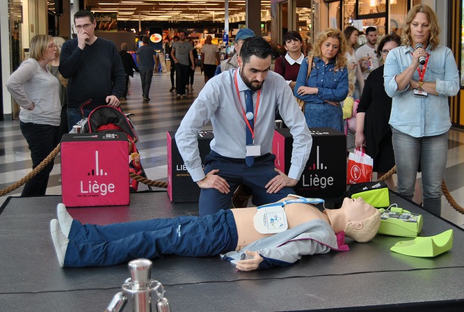 Restart a Heart Day 2017 - © ASBL Liège Ville Santé
