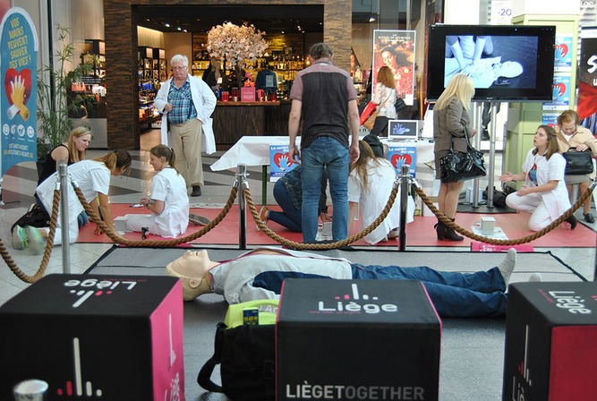 Restart a Heart Day 2017 - © ASBL Liège Ville Santé