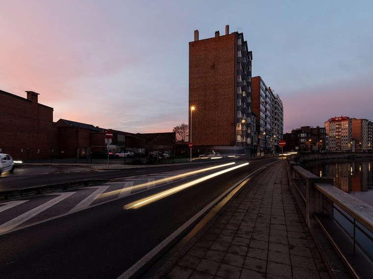 Situation actuelle : quai du Longdoz 15-16 © Luc Spits Architecture