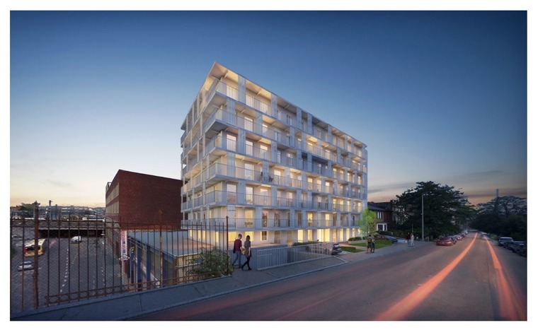L’immeuble – avenue des Tilleuls 62, 4000 Liège : après le projet de rénovation et d’aménagement  Copyright : Moury
