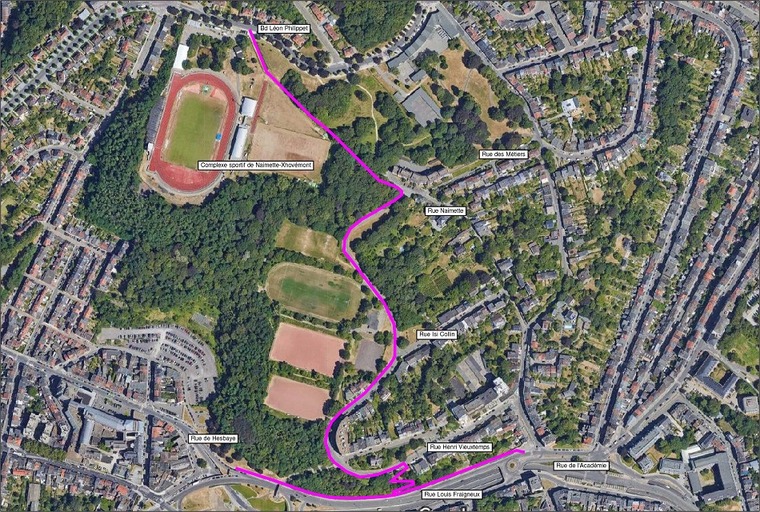 Plan de la liaison concernée - cliquez pour agrandir l'image