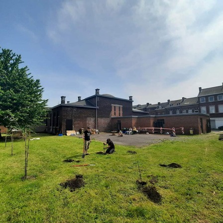 Le nouveau jardin communautaire de Kinkempois
