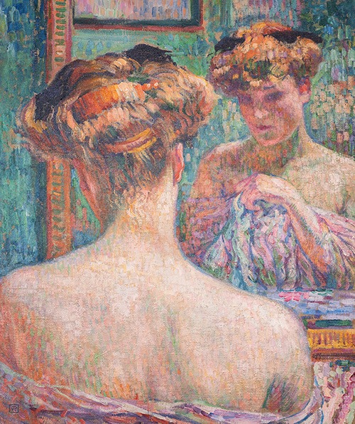 © Collection privée / Tempora : Théo Van Rysselberghe, Nu blond ou Nu de dos (devant la glace), ca. 1902-1905
