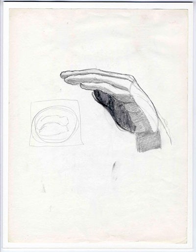 R. Debanterlé, Etude, non date, crayon, achat en 2012.   © Musée des Beaux-Arts/La Boverie, Ville de Liège.