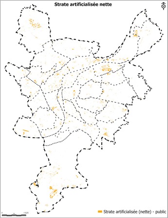 Strate artificialisée nette
Source: ISSeP - UcLouvain